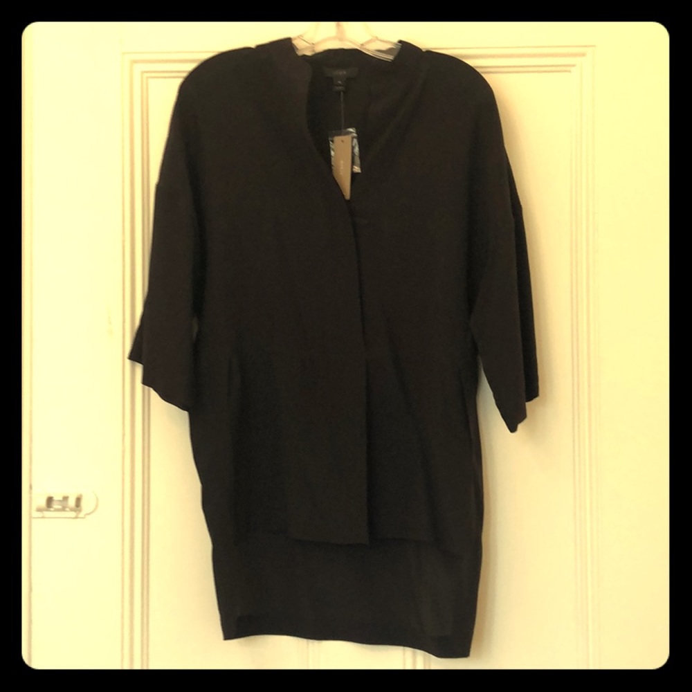 Flowy black tunic from J Crew